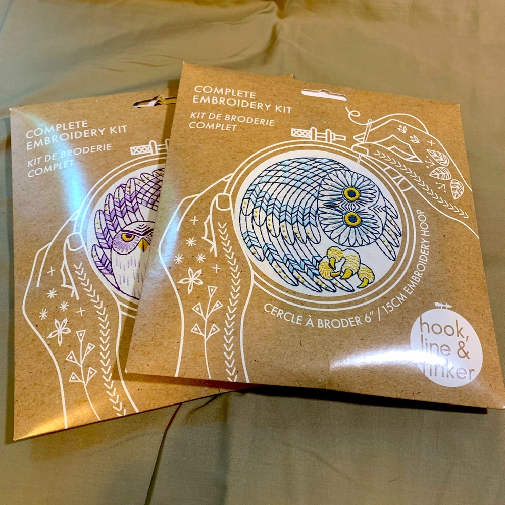 Owl Embroidery Kits